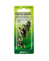 Hillman 3 Pack Push Pin Hanger