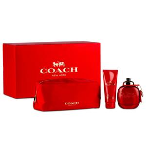 Coach Newyork Love W 3Pcs (90Ml Edp+100Ml Body Lotion+Pouch ) Tr Gift Set