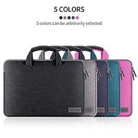12 Inch Laptop / 14 Inch Laptop / 15.6 Inch Laptop Briefcase Handbags Polyester Solid Color for Men for Women for Business Office Waterpoof Shock Proof miniinthebox - thumbnail