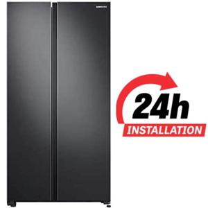 Samsung 680Ltr Side by Side Digital Inverter Refrigerator- RS62R5001B4, Black Color