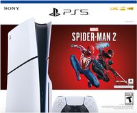 Sony PlayStation 5 Slim 1TB Disc Console with Marvel's Spider-Man 2 Bundle (International Version)