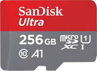 SanDisk 256GB Ultra UHS I MicroSD Card 150MB/s R, (SDSQUAC 256 - GN6MN)