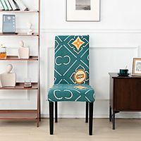 Nordic Simple Style Household Elastic Cne-piece Chair Set Integrated Dining Table Chair Set Four Seasons miniinthebox - thumbnail