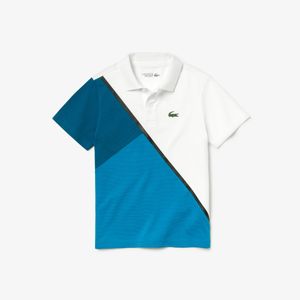 Boys' Lacoste SPORT Colourblock Ultra Light Cotton Tennis Polo Shirt