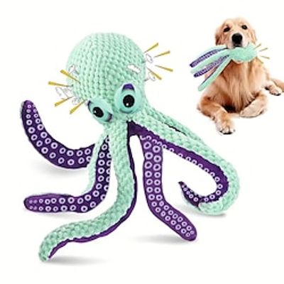 1PC Dog Toys Squeaky Plush Big Stuffed Durable Chew Toys OctopusToys For Dogs Molar Toy Pet Toy Lightinthebox