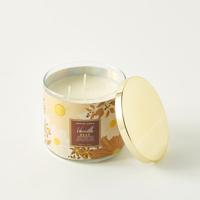 Floral 3-Wick Vanilla Bean Jar Candle - 411 gms