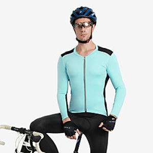 Nuckily Men's Long Sleeve Cycling Jersey Dirt Bike Jersey Summer Spandex Dark Grey GrayGreen Black  Orange Solid Color Bike Tracksuit Jersey Compression Clothing Mountain Bike MTB Road Bike Cycling Lightinthebox