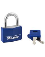 Master Lock Covered Solid Body Padlock Blue 142DCM