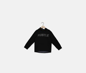 Kids Boys Hustle Hoodie Sweater  Black