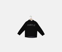 Kids Boys Hustle Hoodie Sweater  Black - thumbnail