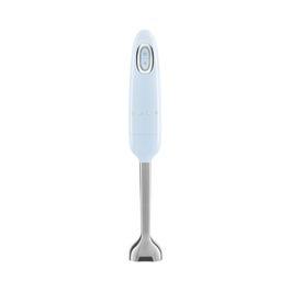 Smeg 50'S Retro Style Aesthetic Hand Blender With Accessories, Variable Speed, Turbo Function, Pastel Blue (HBF22PBUK)