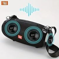 TG534 Outdoor Portable Wireless Stereo Speaker With Dual Speakers Waterproof Design TWS Stereo Subwoofer Rod Hands-Free Call/FM/TF Card/U Disk Connect Mobile Phone/Tablet/TV Music Speaker Plug-in miniinthebox - thumbnail