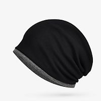 Beanie Hat Skull Cap Winter Outdoor Slouchy Stretchy Soft for Camping Hiking Jogging Cycling Men  Women Lightinthebox - thumbnail