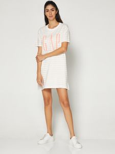 Logo Short Sleeve T-Shirt Dress