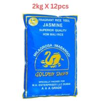 Golden Swan Jasmine Rice 2Kg (Pack of 12)
