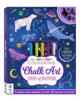 Hinkler Kaleidoscope Coloring Chalk Art Galaxy of Adventure