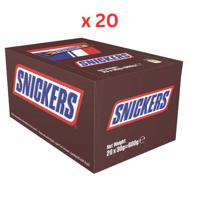 Snickers Snack Chocolate 30g Box Of 20