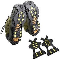 10 Studs Anti-Skid Shoe Cover Snow Road Wear-resistant Snow Claw Shoes Ice Climbing Shoe Spikes Grip Crampons Cleats Overshoes Lightinthebox - thumbnail