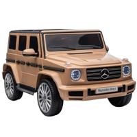 Mercedes Benz G500 Kids Car Ride-On Jeep - Brown (12V)