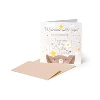 Legami Greeting Card - Small - New Baby (7 x 7 cm)