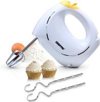 Geepas Hand Mixer, 7 Speed With Turbo,150W, White - GHM43012