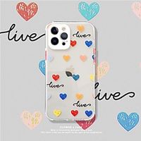 Heart Patterned Case For Apple iPhone 12 11 SE2020 Shockproof Protective Case TPU Cover for iPhone 12 Pro Max XR XS Max iPhone 8 7 Lightinthebox - thumbnail