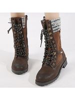 Plain Round Toe Boots - thumbnail