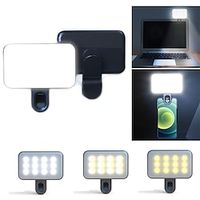 Mini Fill Light with Selfie Clip LED light for phone laptop tablet computer video conferencing Live Zoom photography makeup lamp. Lightinthebox - thumbnail