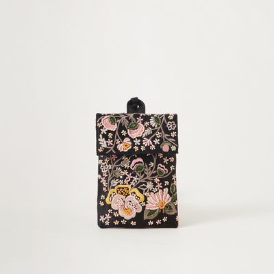 Sasha Embroidered Mobile Pouch