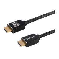 Vertux VERTU-300 Ultra HD High Speed 8K HDMI 2.1 Audio Video Cable 3.0 Meter with HDR Support Black
