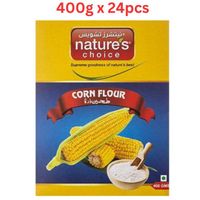 Natures Choice Corn Flour, 400 gm Pack Of 24 (UAE Delivery Only)