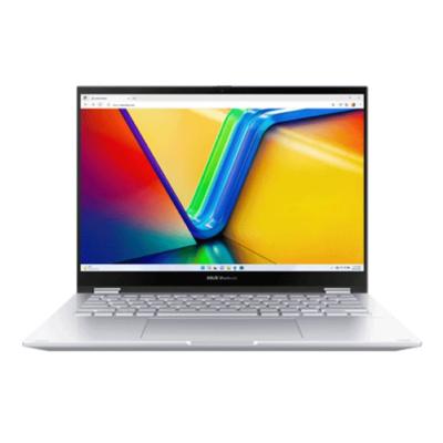ASUS Vivobook S 14 FLIP TP3402VA-LZ144W, Intel Core i9 13900H, 16GB RAM, 1TB SSD, 14 Inch WUXGA Touch & Flip, Intel IRIS XE Graphics, Win11 Home, Eng-Arab K-B, Silver