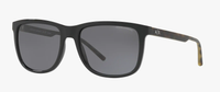 Armani Exchange Shiny Black Polarized Sunglasses (8053672802450)