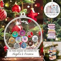 TS ERAS Tour 2023 Christmas Ornament, ERAS Tour 2023 Ornament, Version Tour Ornament, ERAS Album Christmas Ornament, ERAS Tour Christmas Ornaments miniinthebox - thumbnail