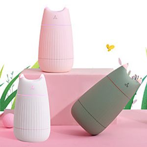 USB Air Humidifier Cute Cat Desktop Diffuser 200ML Car Air Freshener Purifier Mini Portable Diffuser With LED Lights For Home Lightinthebox
