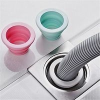 2Pcs PP Insect Proof Anti-odor Sealing Cover Sewer Pipe Seal Ring Washing Machine Pipe Connector Floor Drain Plug Kitchen Bathroom Lightinthebox