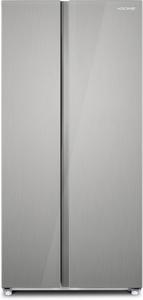 KROME 600L Gross, Side By Side Refrigerator with Multi Air Flow System, -Silver- KR-SBS601SM