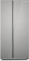 KROME 600L Gross, Side By Side Refrigerator with Multi Air Flow System, -Silver- KR-SBS601SM - thumbnail