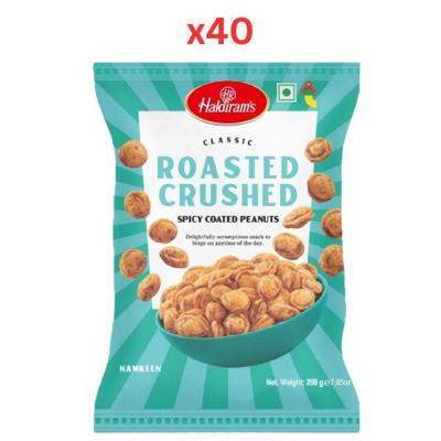 Haldirams Classic Roasted Crushed Peanuts 200 G Pack of 40 Haldirams Classic Roasted Crushed Peanuts 200 G Pack of 40