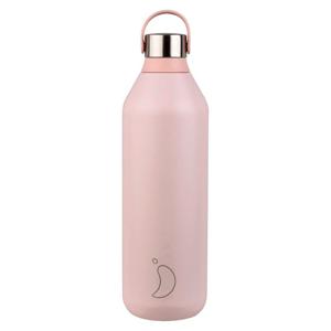 Chilly's Bottles Blush Pink Stainless Steel Water Bottle 1000ml