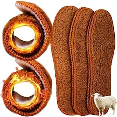 2 Pairs Winter Alpaca Wool Insoles Soft Plush Warm Thicken Foot Thermal Shoe Insole for Women Men Breathable Snow Boots Shoes Heat Pads Lightinthebox 2 Pairs Winter Alpaca Wool Insoles Soft Plush Warm Thicken Foot Thermal Shoe Insole for Women Men Breathable Snow Boots Shoes Heat Pads Lightinthebox