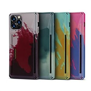 Phone Case For Apple Back Cover iPhone 12 Pro Max 11 SE 2020 X XR XS Max 8 7 Shockproof Dustproof Color Gradient Geometric Pattern TPU Lightinthebox