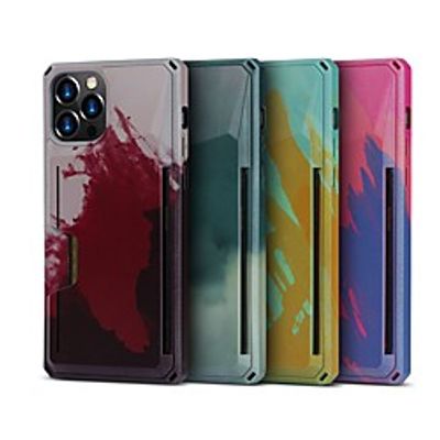 Phone Case For Apple Back Cover iPhone 12 Pro Max 11 SE 2020 X XR XS Max 8 7 Shockproof Dustproof Color Gradient Geometric Pattern TPU Lightinthebox