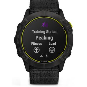 Garmin Enduro Smartwatch for Endurance Athletes Carbon Gray DLC Titanium with Black UltraFit Nylon Strap