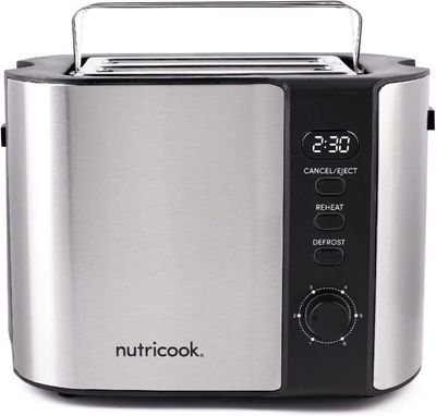 Nutricook 2-Slice Digital Toaster 800W Black - NC-T102S