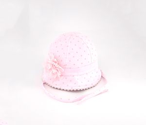 Toddler Girls Polka Cap  Pink