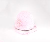 Toddler Girls Polka Cap  Pink - thumbnail