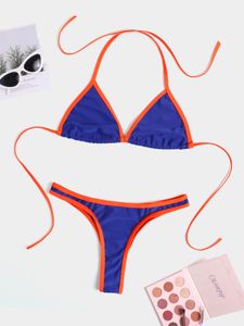 Sexy Backless Tie-up Design Bikini