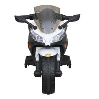 Megastar Ride On Speed Triple GX50 12 V Motorcycle For Kids - White (UAE Delivery Only)