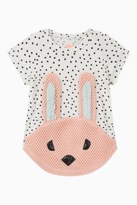 Nova Rabbit Polka Dot Jersey Dress